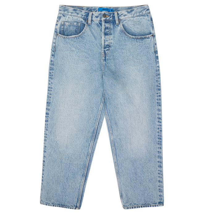 Comprar Pantalones DC Baratos Worker Indigo Vintage Wash Baggy Fit Jeans Hombre Azules Azules